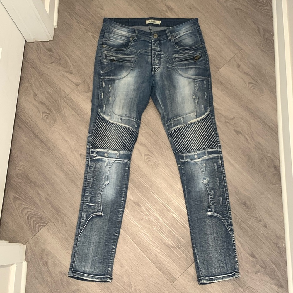 Track 23 Blue Moto Denim Jeans